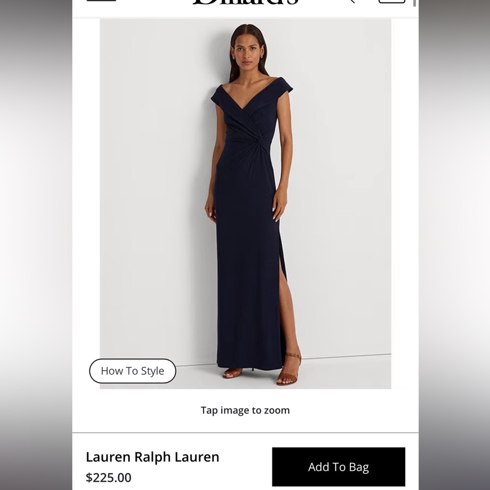 NWT $225 Ralph Lauren gown🌙